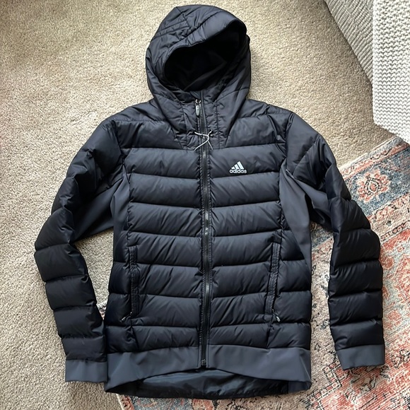 adidas Jackets & Coats Adidas Mens Hooded Puffer Jacket Poshmark